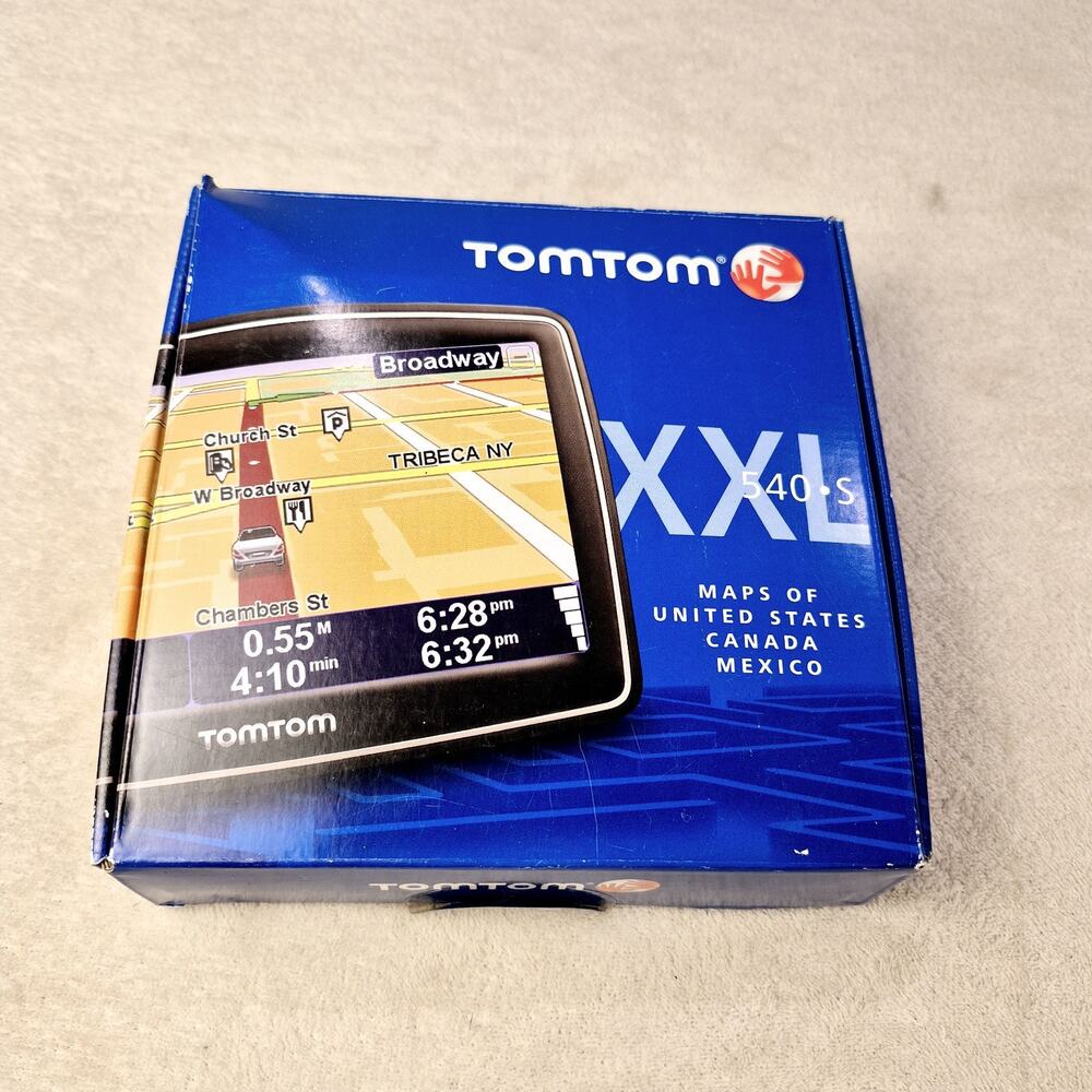TomTom XXL 540S GPS Bundle Excellent Clean W Manual Car Charger & USB 5in Screen